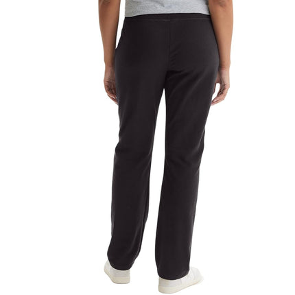 Hanes – Pantalon en molleton pour femme, noir, très grand