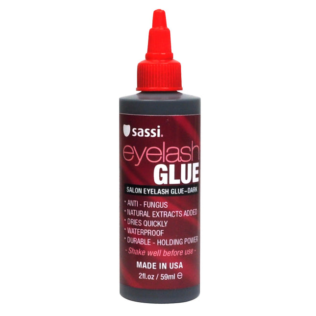Sassi Salon Eyelash Glue, Dark, 2 oz Bottle by Sas