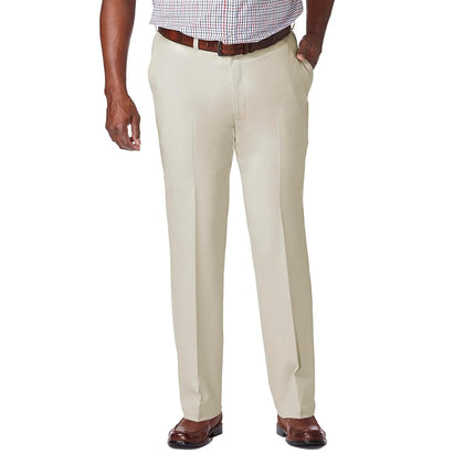 Pantalon habillé coupe classique Haggar Cool 18 Pro pour homme - Tailles Standard et Grandes et Très Grandes, Décontracté, Cordon, 36W x 30L
