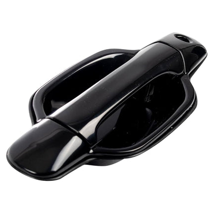 TRQ Front Left Exterior Door Handle Black Drivers Side