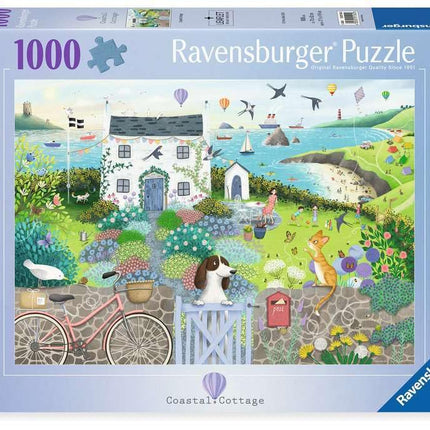 Ravensburger Coastal Cottage 1000 Piece Jigsaw Puz