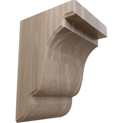 Ekena BKTW05X05X08BEWA 1/4" W x 5" D x 7 1/2" H Bedford Bracket, Walnut