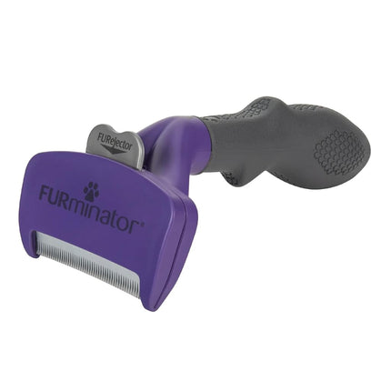 FURminator Cat deShedding Tool, deShedding Brush For Cats, Removes Loose Hair Large