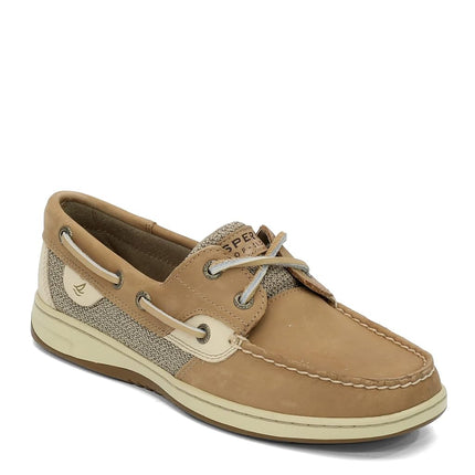 Sperry Womens Bluefish 2-Eye Boat Shoe, Linen Oat, 7.5 US