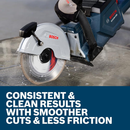 BOSCH DB944-9-Inch Segmented Diamond Blade - Ideal for Concrete, Brick, and Block Cutting