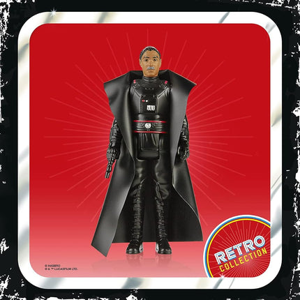 Star Wars Retro Collection Moff Gideon Toy 9.5-Cm-Scale The Mandalorian Action Figure with Accessories, Toys for Kids Ages 4 and Up