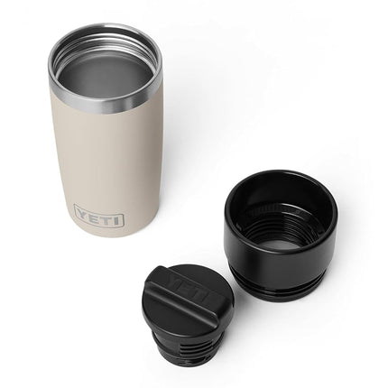 YETI Rambler 12 oz Travel Bottle, Stainless Steel, Vacuum Insulated with Leakproof Commuter Cap, Cape Taupe
