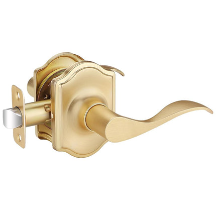 EHOMEWARE 1 Pack Interior Gold Door Handles, Keyle