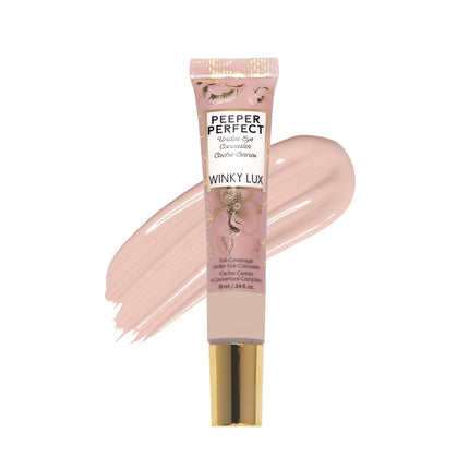 Winky Lux | Peeper Perfect Under Eye Concealer | With Collagen, Hyaluronic Acid, and Vitamin E | Full Coverage Concealer | Concealer Makeup (Light)