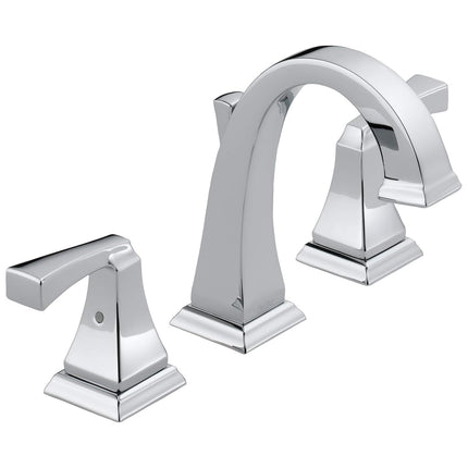 Delta Faucet 3551-MPU-DST Dryden Two Handle Bathroom Widespread Faucet, Chrome