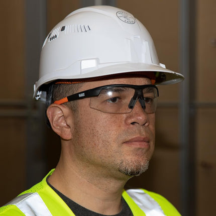 Gafas de seguridad Klein Tools 60171, equipo de protección individual (EPI) con semimontura, resistentes a los arañazos y antivaho, lentes transparentes, paquete de 2