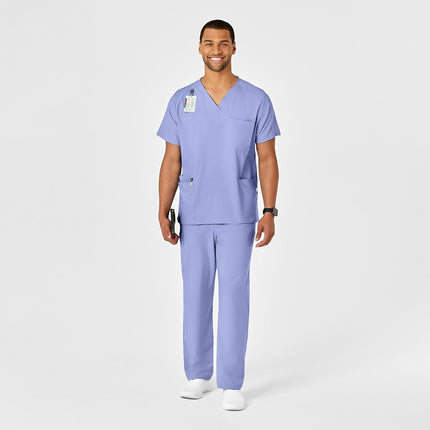 WonderWink Multi-Cargo Pant, Ceil Blue, 4X-Large