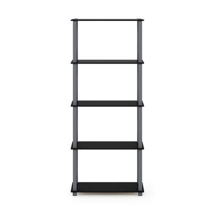 Furinno Toolless Shelves, Wood, Black/Grey, one size