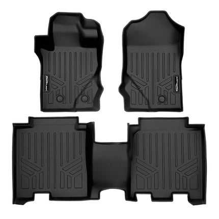 SMARTLINER All Weather Custom Fit 2 Row Floor Mat Liner Set Compatible with 2021-2023 Ford Bronco (Only fits 4-Door Models)