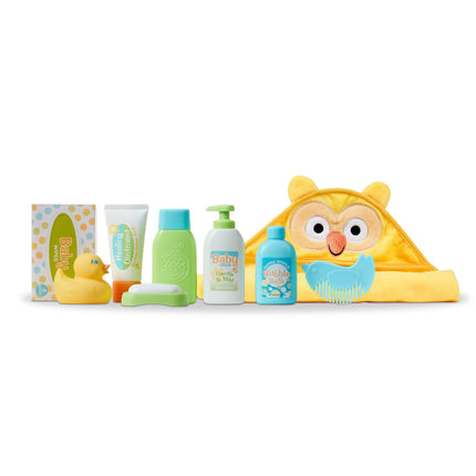 Melissa & Doug Mi Pequeño Amor - Set de Juego de Baño y Cambio de Pañal para Muñecas