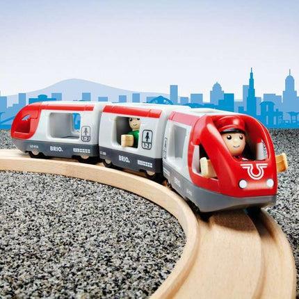BRIO World Travel Train Toy For Kids Age 3 Years Up - Wooden Railway Accessories and Add Ons