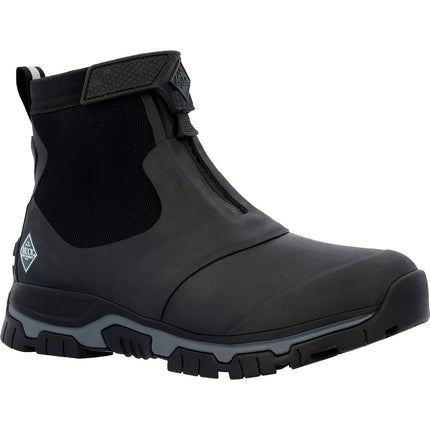 Muck Boots Men's Apex Mid Zip Performance Waterproof Ankle Boots, Olive, 11