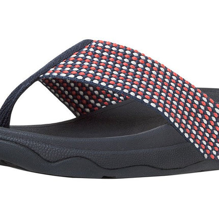FitFlop Women's Surfa Flip-Flop, Midnight Navy Mix