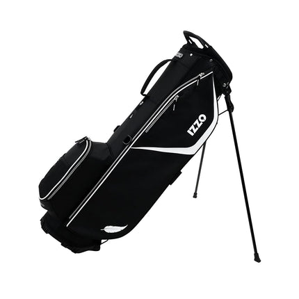 IZZO Ultra Lite Stand Bag, Black,Black/White 3.2 pounds