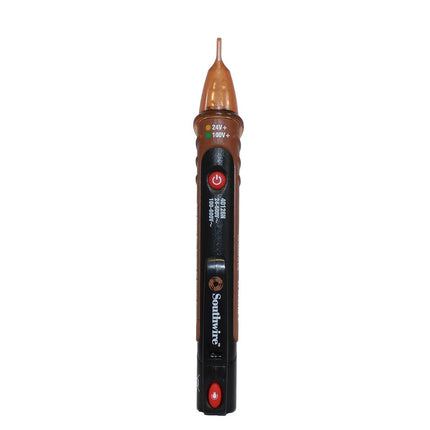 Southwire Tools & Equipment 40126N NCV Dual Range Pen Type Detector with Flashlight, 24-600V AC