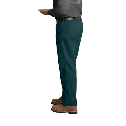 Red Kap mens Stain Resistant, Flat Front Work PantsSpruce Green40W x 34L