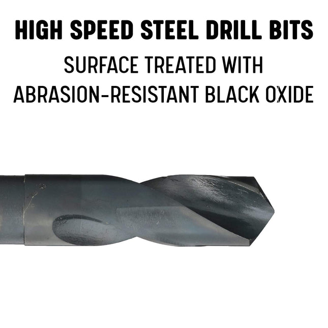 Drill America 29/32" High Speed Steel Reduced Shank Drill Bit with 3/4" Shank, DWDRSD Series