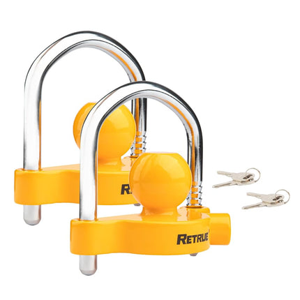 RETRUE Universal Coupler Lock Trailer Locks Ball H