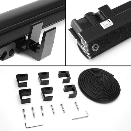DNA Motoring TTC-RU-031 Truck Bed Soft Roll-Up Tonneau Cover Compatible with 04-13 Silverado Sierra 1500 5.75Ft Fleetside/Styleside Bed