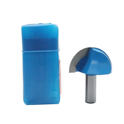 Rannb Woodworking 2-Inch Cutting Diameter 2-Flute Cove Core Box Router Bit with 1/2-inch Steel Shank- Pack of 1