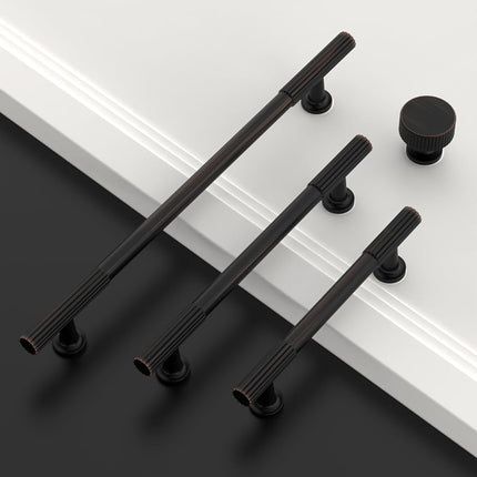 Asidrama 10 Pack 3 Inch(76mm) Oil Rubbed Bronze Cabinet pulls Kitchen Cabinet Handles, Cabinet Pulls Kitchen Cabinet Hardware for Cupboard Drawer Pulls