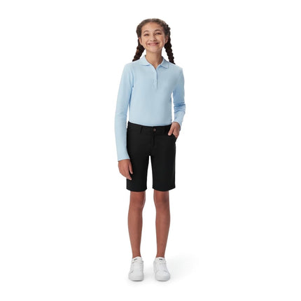 French Toast Girls' Adjustable Waist Stretch Twill