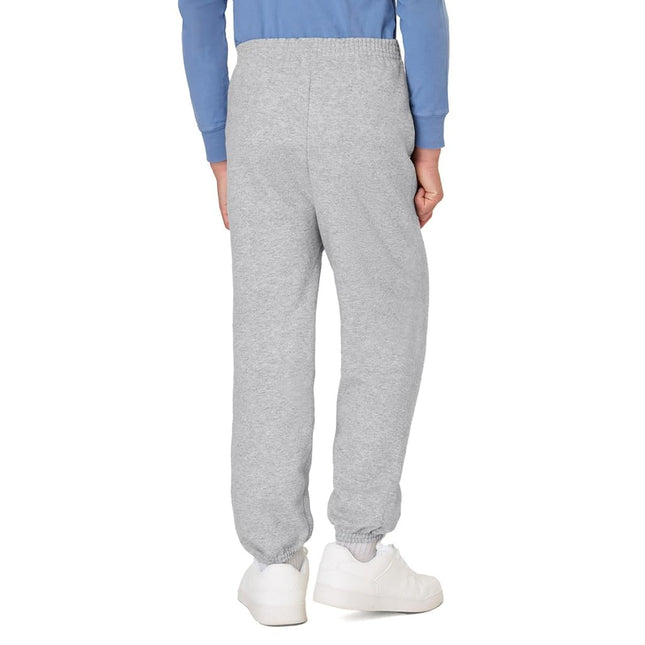 Hanes Big Boys' Eco Smart Fleece Pant, Light Steel, Small