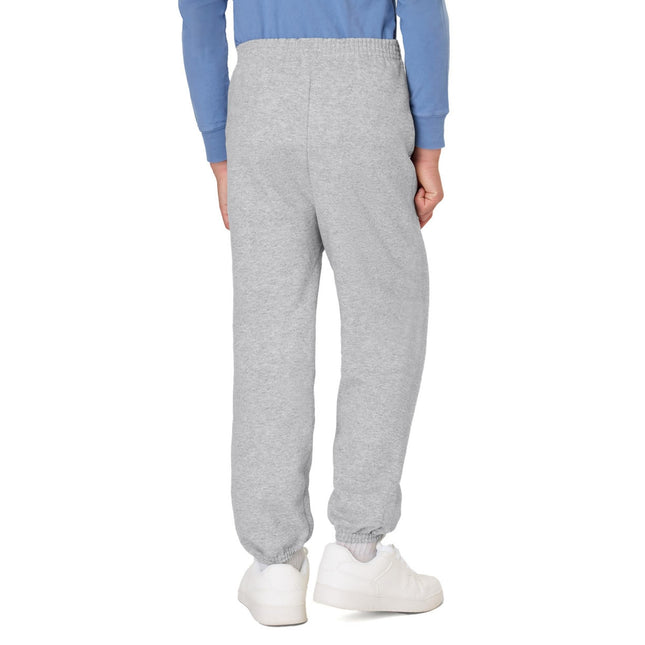 Hanes Big Boys' Eco Smart Fleece Pant, Light Steel, X-Large