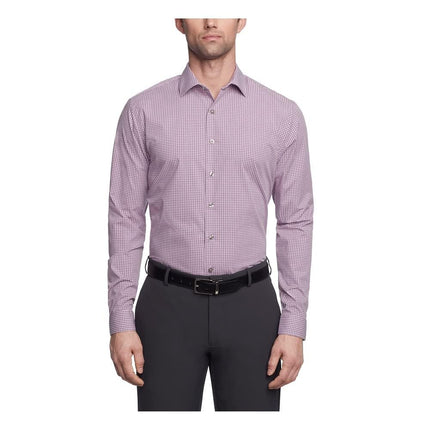 Kenneth Cole Men's Dress Shirt Slim Fit Checks and
