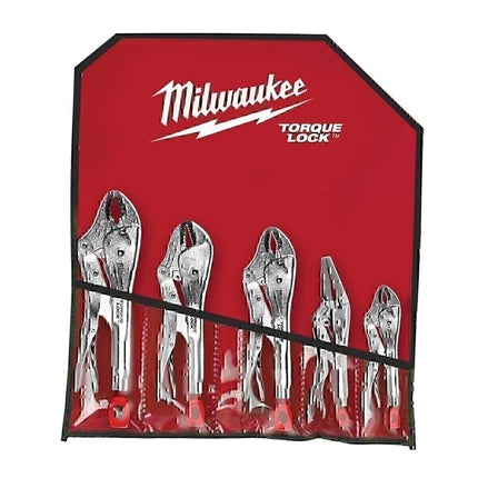Milwaukee 5-Pc. Torque Lock Locking Pliers Set, Mo