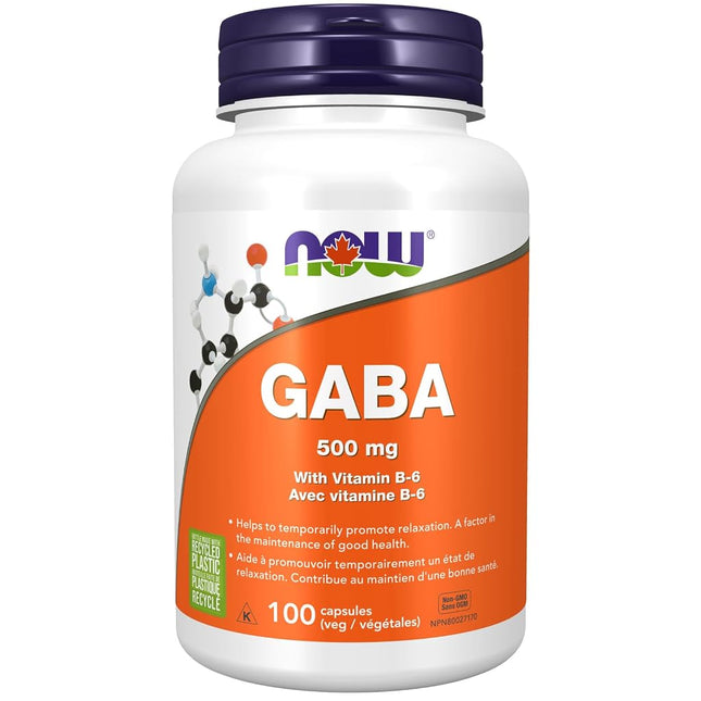 NOW Supplements, GABA (Gamma-Aminobutyric Acid) 50