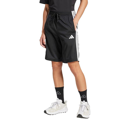 adidas Men's 3-Stripes Tricot Shorts, Black, M