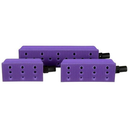 3M Hookit Dust Extraction Flexible Sanding Block Kit, 35829, Includes Four Lengths, Captures Dust for Automotive Sanding
