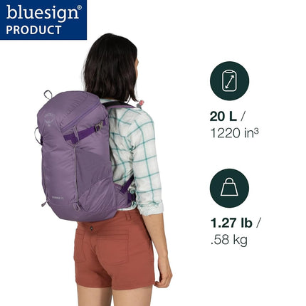 Osprey Skimmer 20L Women's Hiking Backpack with Hydraulics Reservoir, Coyote Brown