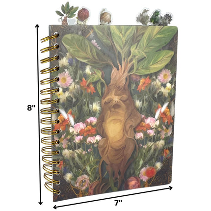 Innovative Designs Harry Potter Tab Journal Notebook, Herbology - Spiral Bound, 144 Lined Pages, 8 x 7 inches