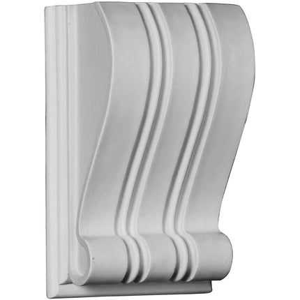Ekena Millwork COR05X03X08EL 5 3/8" W x 3 1/8" D x 8 1/4" H Elsinore Corbel, White