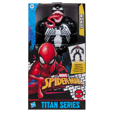 Marvel Spider-Man Titan Series Venom Deluxe Action Figure (Scale 30 cm), Superhero Toy for Children from 4 Years