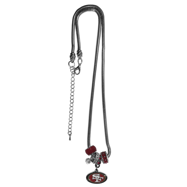 Siskiyou Sports NFL San Francisco 49ers Collar de Cuentas Euro, 18 Pulgadas