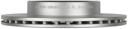 Bosch 26010765 QuietCast Premium Disc Brake Rotor For Honda: 1984-1987 Civic, 1989-1991 CRX, 2000-2006 Insight, 1986-1987 Wagovan; Front