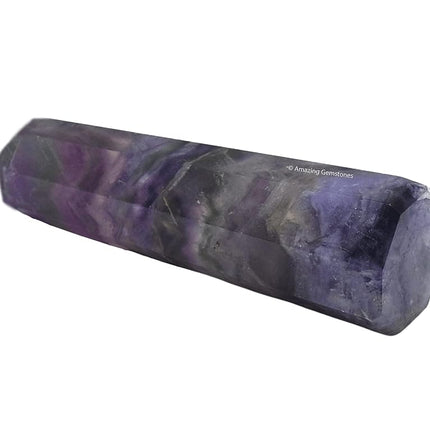 Amazing Gemstone Purple Fluorite Crystal Towers - Natural Healing Crystal Point Obelisk for Reiki Healing and Crystal Grid (3" to 4" INCH)