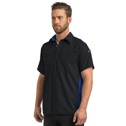 Red Kap Men's Performance Plus Shop Shirt with Oilblok Technology - Multi - XXL
