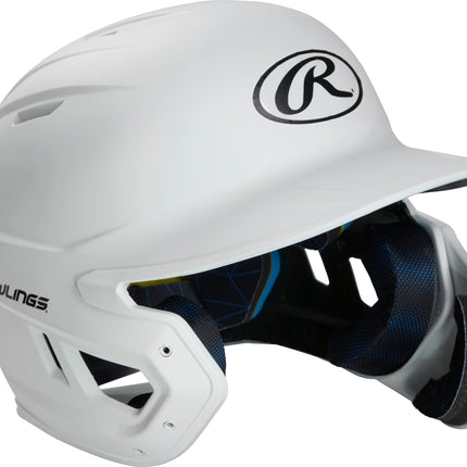 Rawlings | MACH ADJUST Batting Helmet with Extension Flap | Right Hand Batter | Junior (6 3/8" - 7 1/8") | Matte White