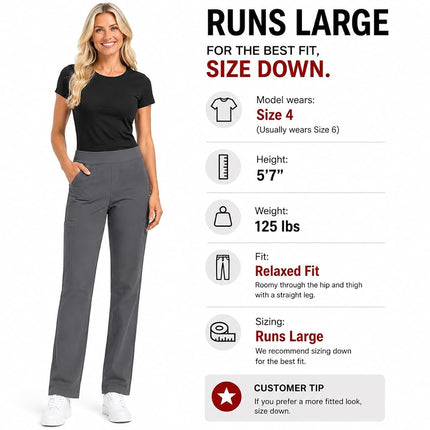 Dickies Women's Temp-iq Bi-Stretch Roll-up Performance Pant, Graphite V1, 14