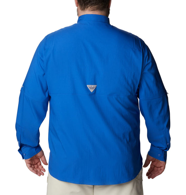 Columbia Men's Plus Tamiami II Long Sleeve Shirt, Vivid Blue - X-Small