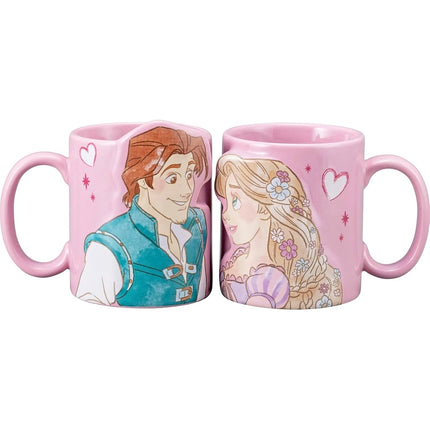 Sunart Disney Rapunzel on The Tower Pair Mug, Set 